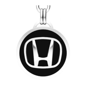 Брелок серебряный для автомобильных ключей Хонда
