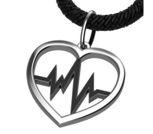 Подвеска серебряная Здоровье сердце